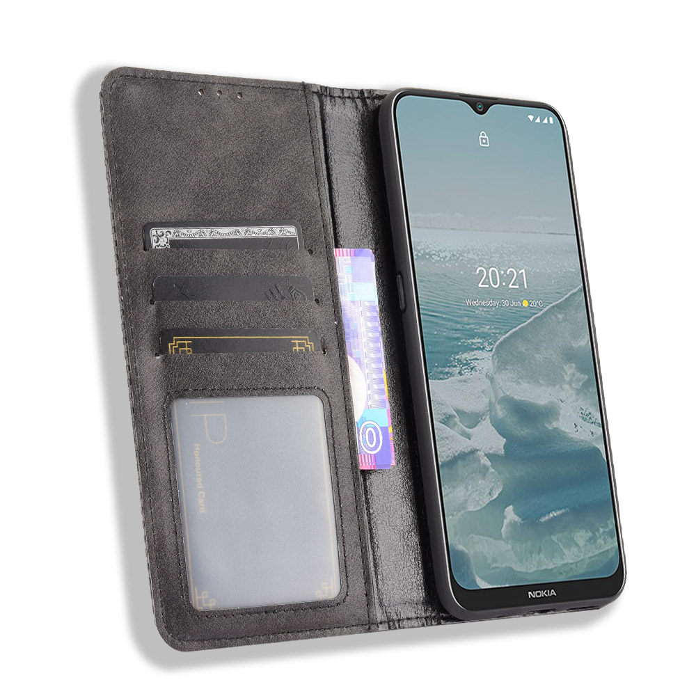 Nokia 800 Tough Custodia In Pelle Sintetica Per Nokia 2.2, 4.2, 6.2, 7.2, G10, G20, C01, C2, C21, C32, G42 Custodia Antigraffio Per G20