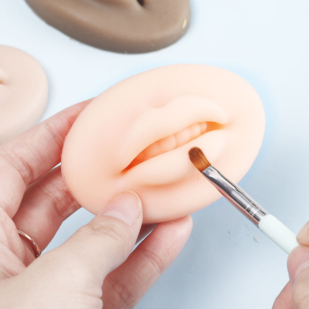 Khối Môi Thực Hành Bằng Silicon 5D Có Thể Tái Sử Dụng Microblading Dành Cho Người Mới Bắt Đầu Tập Xăm Trang Điểm Vĩnh Viễn