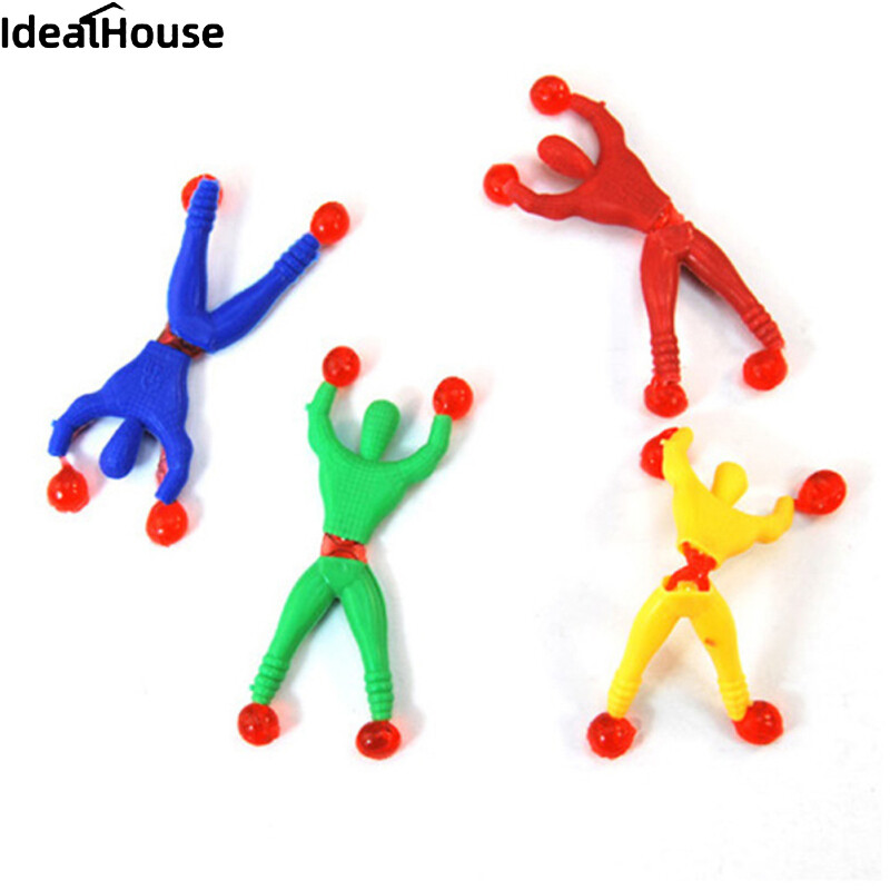 IDealHouse Sticky Wall Climbing Spider Character Toy Relieve Stress Sticky Palm Boring Useful Product