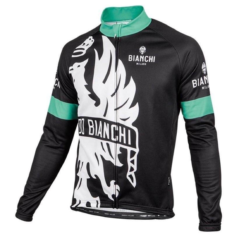 bianchi long sleeve cycling jersey