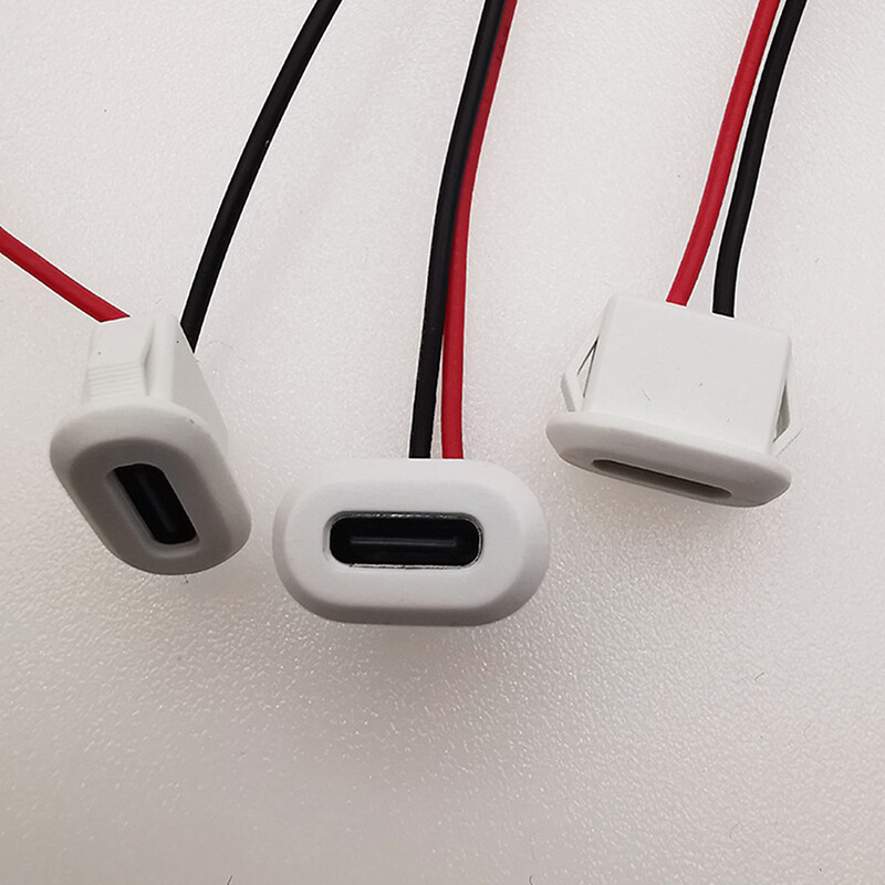 Ditur USB Type C Connector Type-C Fast Charging Jack Port USB-C Charger Plug Socket