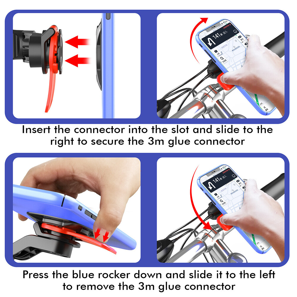 MTB Bike Motorcycle Phone Holder Bracket Bicycle Navigation Support Rack