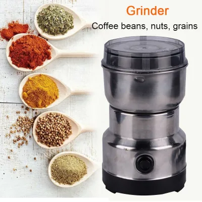 AUGIENB Household Electric Dry Grinder CAC-220V Spices/Nuts/Grains/Coffee Bean Grinder Mill Grinding Blue