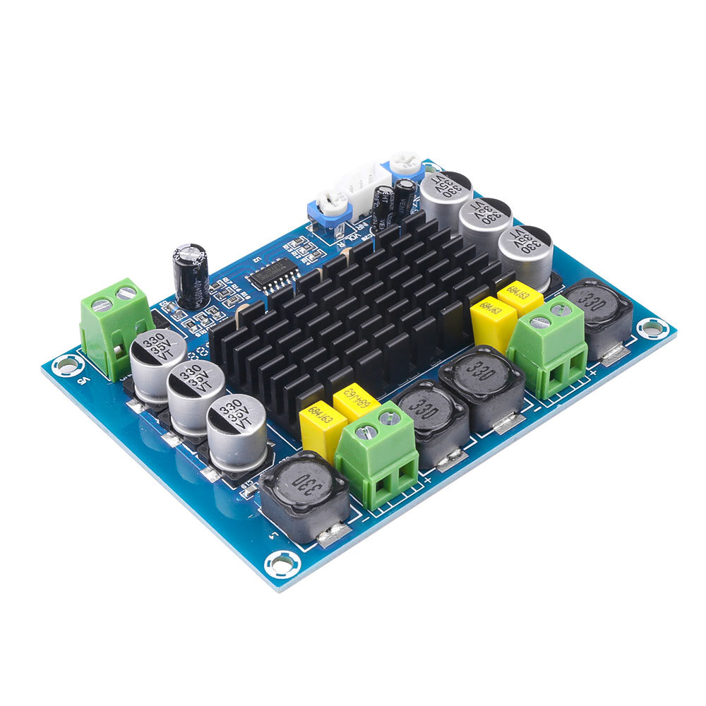 2 * 120W Amplifier Board XH-M543 Dual Channel Stereo Amplifier Board TPA3116D2 Stereo Amplifier Module High Power Digital Audio Power
