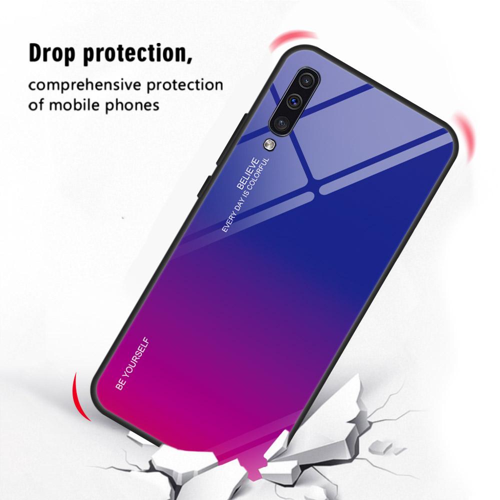 สำหรับ Samsung Galaxy A50s Casehard Gradient Glass กันกระแทก Glossy 