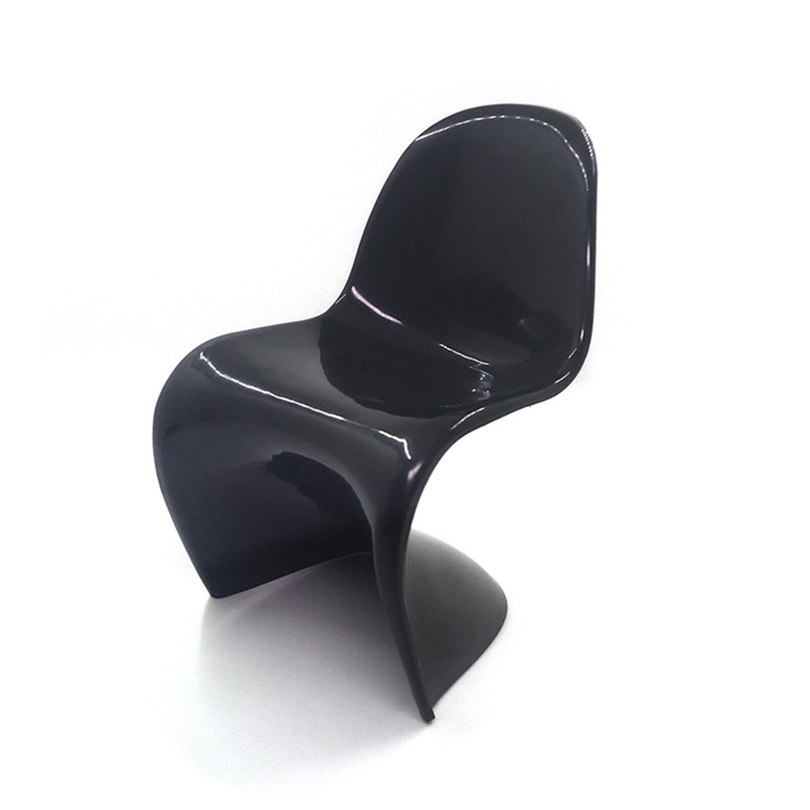 Adventure Toy 1:12/1:6 Dollhouse Chair Creative Decorative Plastic Dollhouse Mini Chair Model Furniture Photo Prop Miniature Chair Nice-looking