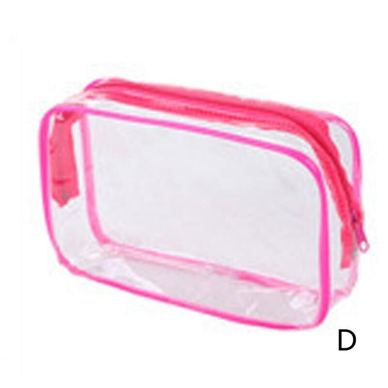 Beach Transparent Travel Bag Set Airport Cosmetic Makeup Organizer Toiletry Pouch Waterproof Storage Bag for Women