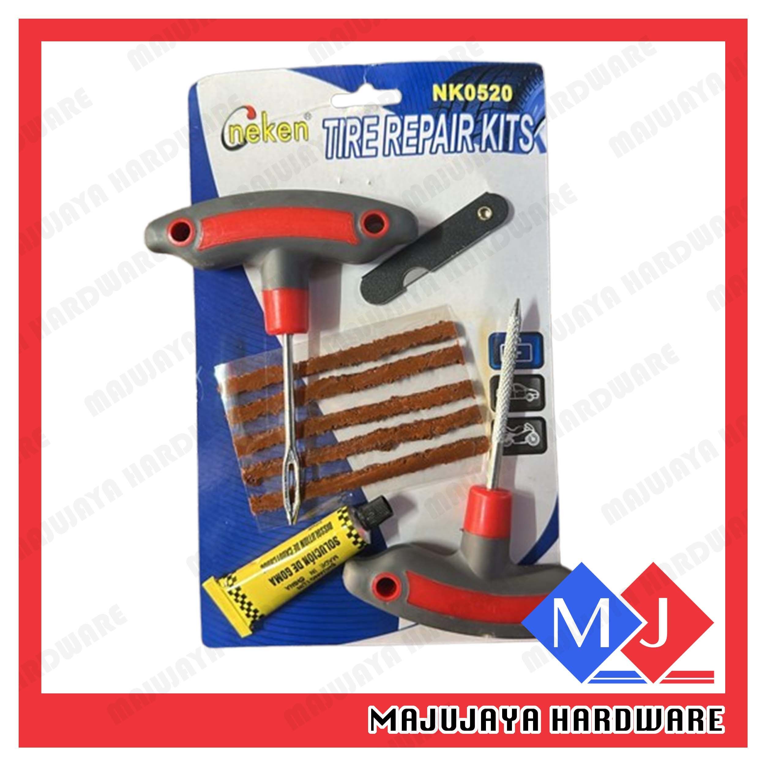 HONGFENG Tools Motorcycle Bike Tubeless Type Repair PCS Kit