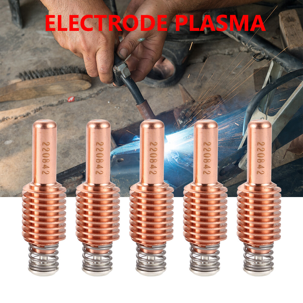 5pcs Plasma Consumable Replacement Electrode 220842 Plasma Cutting Nozzles