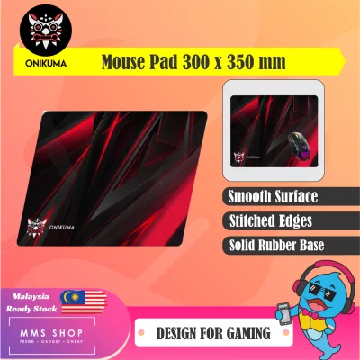 Onikuma Gaming Mousepad 300x350 mm Large Mouse Pad 300 x 350 mm 30 x 35 cm