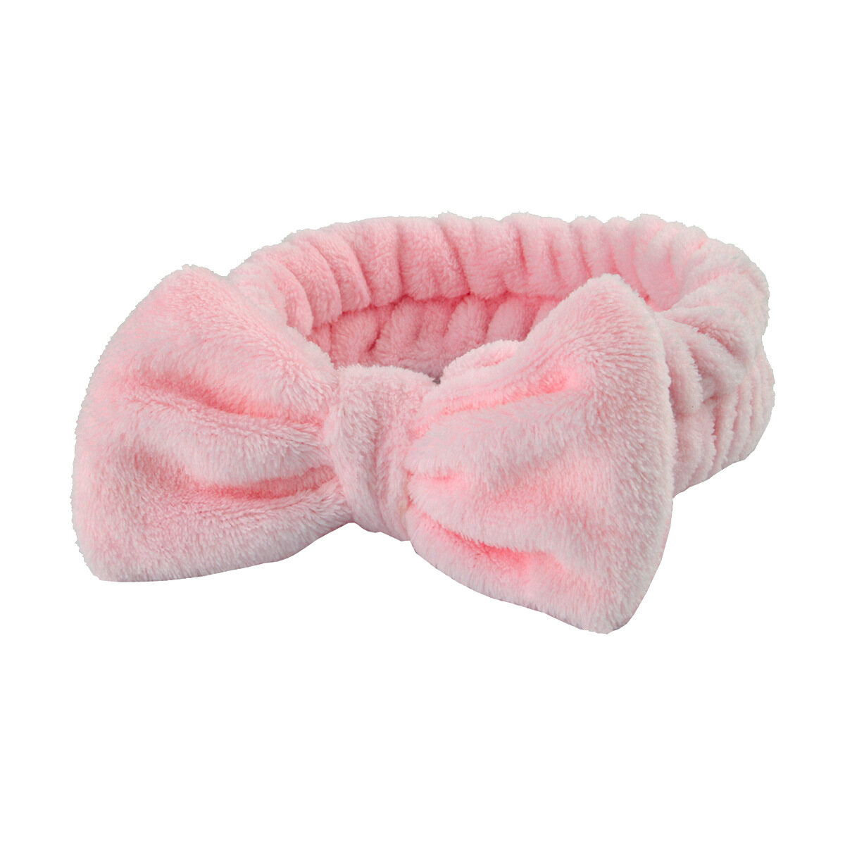 Elastic Headband Practical Headband Simplicity Plush Solid Color Cute