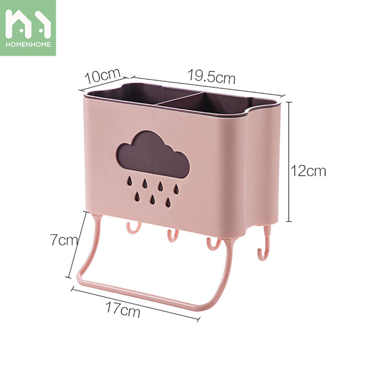 Homenhome Multi-functional Chopsticks Racks Kitchenware Storage Box Chopsticks Box