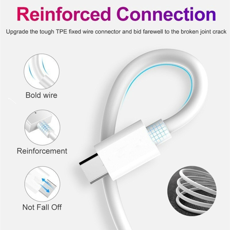 Cáp USB C Sạc Nhanh 3A 60W Type-C Sang Type-C Cáp Sạc Nhanh PD Cho Samsung Cáp Dữ Liệu
