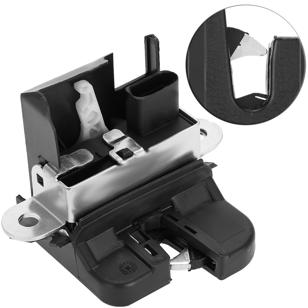 【ลดราคา】ฝาหน้าฝาหลังกระโปรงรถท้ายรถหลังรถล็อค 5M0827505E สำหรับ VW