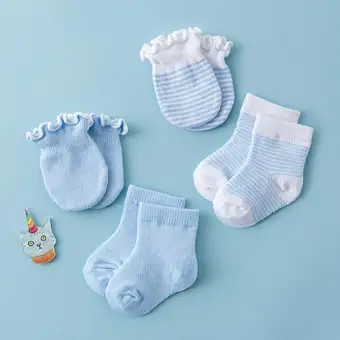 baby mittens and socks