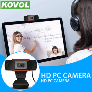 KOVOL Webcam HD Camera Web Mini Lấy Nét Tự Động 480P 720P 1080P Có Micrô Camera USB Cho Windows Máy Tính Để Bàn Máy Tính Xách Tay Máy Tính Để Bàn Phát Sóng Trực Tiếp Cuộc Gọi Video Hội Nghị Webcast Làm Việc Họp Mạng Giảng Dạy thumbnail
