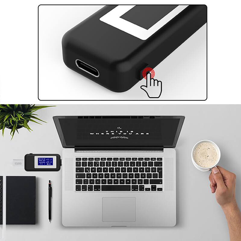 1PCS C-type USB tester DC digital voltmeter ammeter tester Charging bank charging indicator