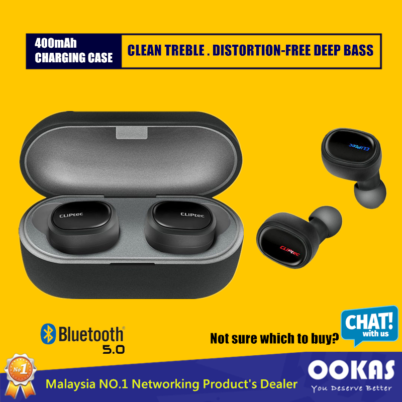 Cliptec BTW308 True Wireless Bluetooth 