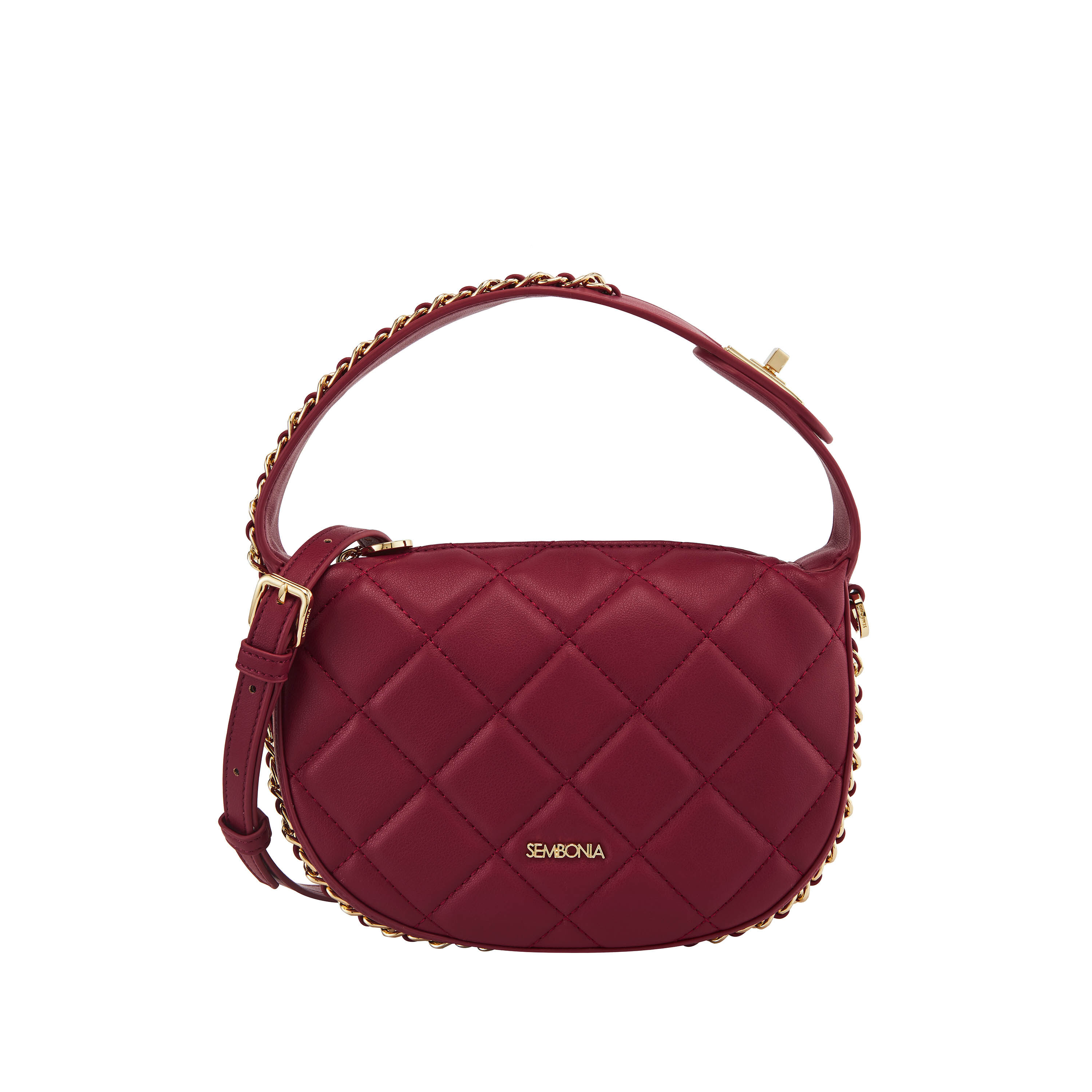 SEMBONIA Larissa Quilted Crossbody Bag 0603836-002S-04 Recycled