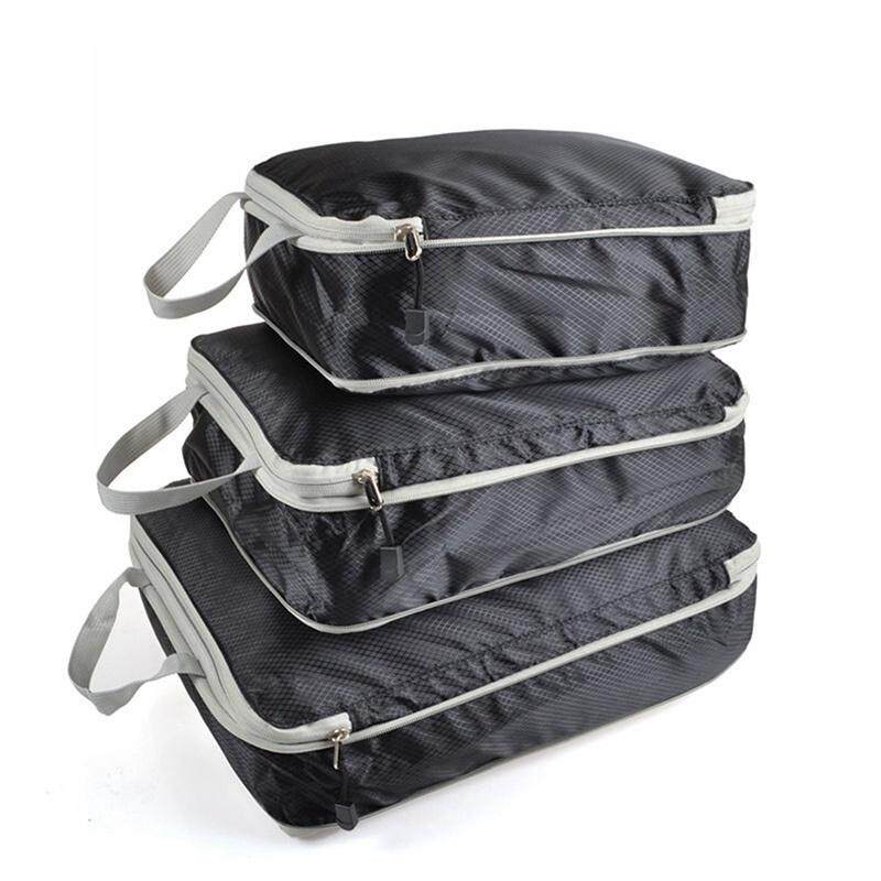 Fancyqube 3 ชิ้น/เซ็ตถุงเก็บใหม่ชุดกันน้ำแบบพกพาพับเสื้อผ้าเรียงลำดับแพคเกจสำหรับการเดินทางกลางแจ้งบรรจุจัด