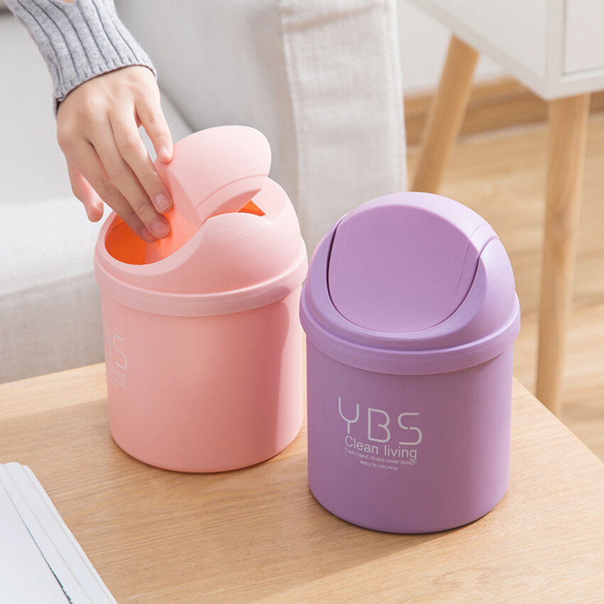 Bảng Thùng rác Mini Nhỏ Chất Thải Thùng rác để mặt bàn Giỏ bàn nội thất Văn Phòng Cung Cấp Nhựa Dustbins Đồ Lặt Vặt Thùng Hộp