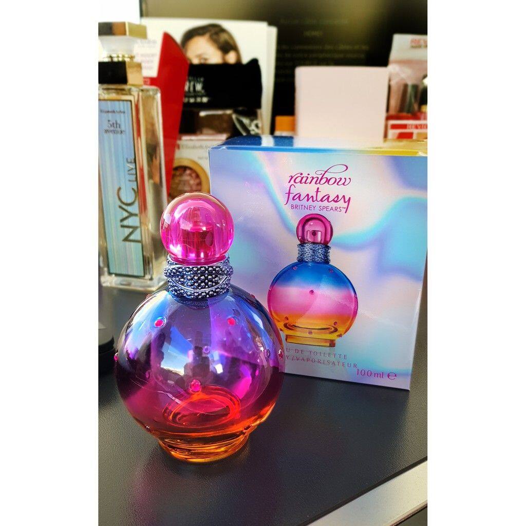 Britney spears rainbow fantasy eau online de toilette 3.4 oz spray