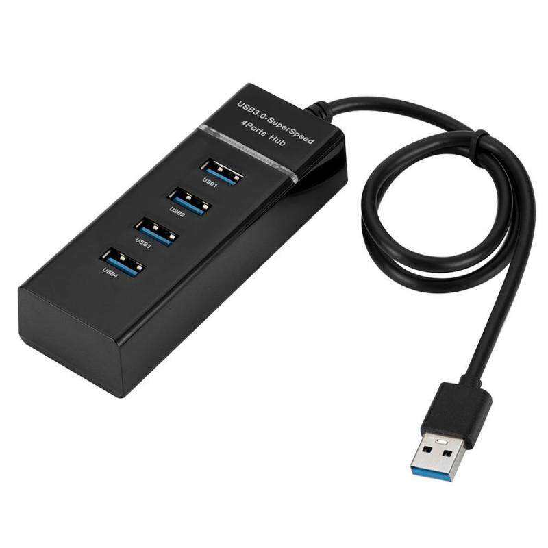 4 Port USB 3.0 Hub Super Speed 5Gbps Converter Cable Adapter for Laptop PC