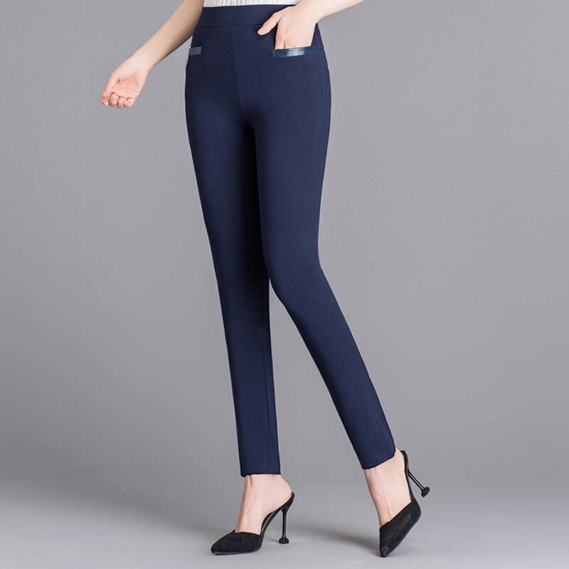 Seluar Panjang Perempuan Wanita Women Long Pants Legging Solid Loose ...