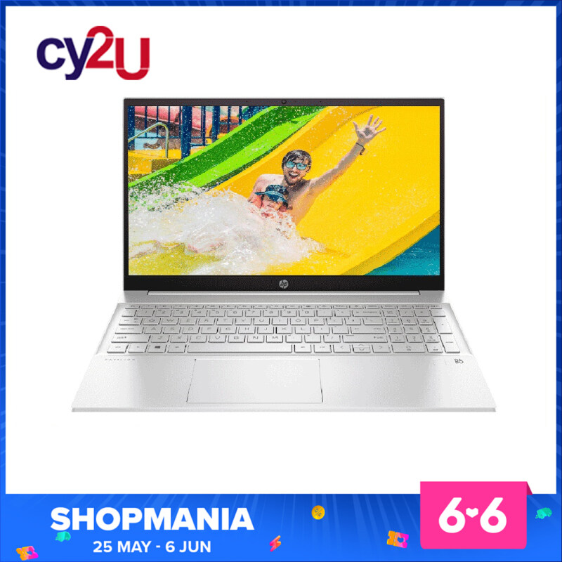 HP Pavilion 15-EG0107TX 15.6 FHD Slim Laptop - Natural Silver (Intel Core i5-1135G7, 8GB RAM, 512GB SSD, NVD MX450, Win10) + Free MS Office H & S and HP Backpack Malaysia