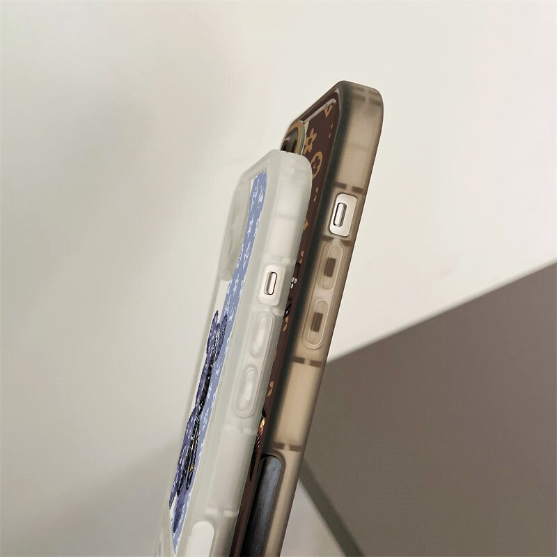 ALLUPS Custodia Per Telefono Trasparente Antiurto Con Glitter Per