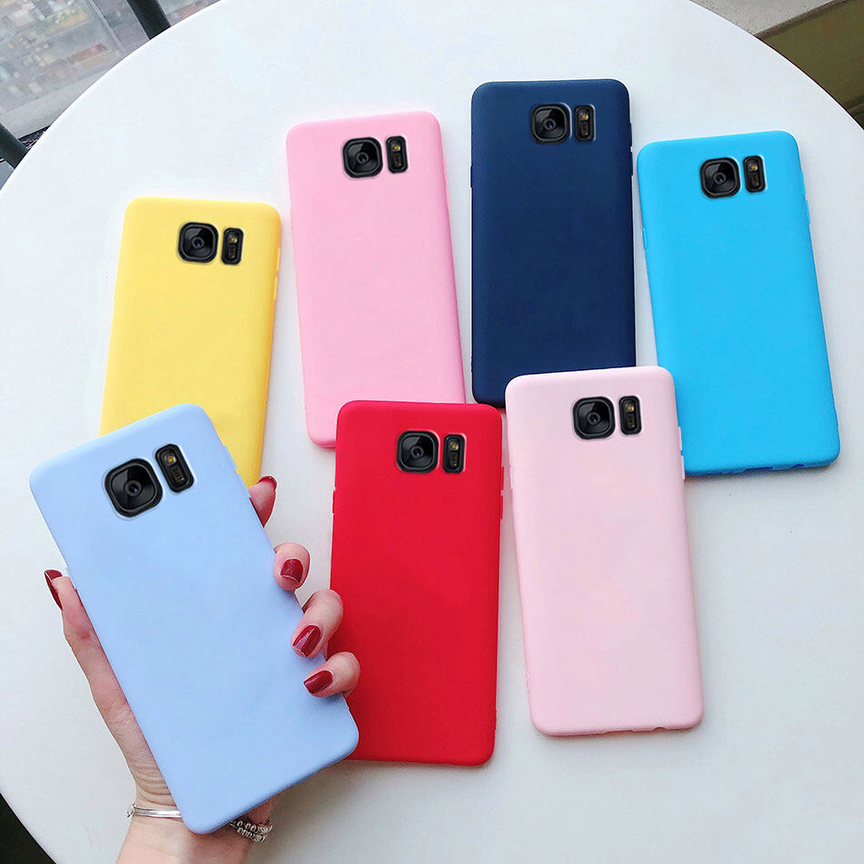 Samsung galaxy s7 edge 5.5 phone case soft silicone tpu back cover jelly case for samsung galaxy s7 edge
