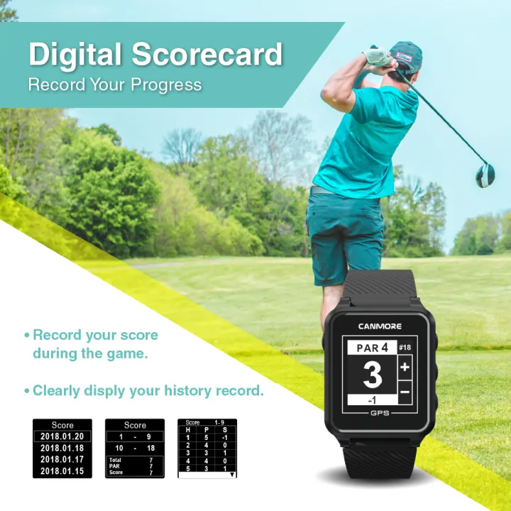 canmore gps golf watch