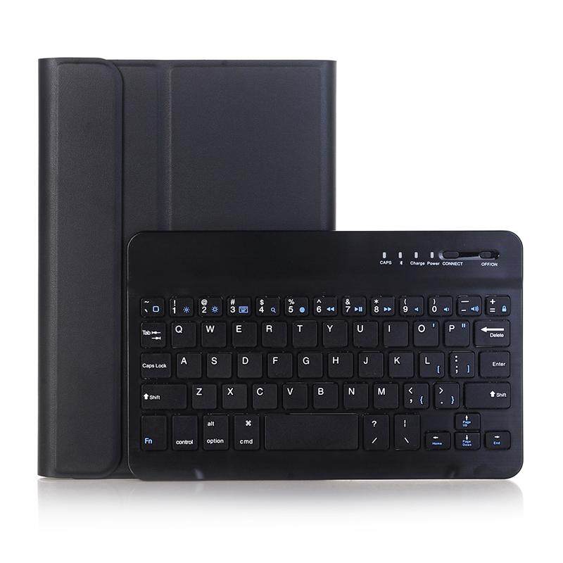 Ultra Ramping Casing Folio Yang Dapat Dilipat Casing Kulit PU Built-In Bluetooth Nirkabel Yang Bisa Dilepas Keyboard untuk Samsung Samsung Galaxy Tab 8.0 2019 SM-P200 SM-P205 (dengan S Pen) tablet A205 + Stylus