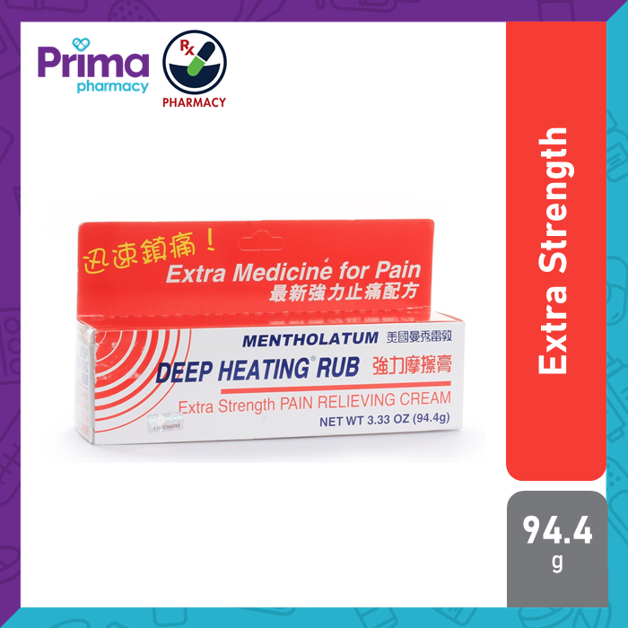 Mentholatum Deep Heating Rub Extra Strength 94.4g (pain relieving cream