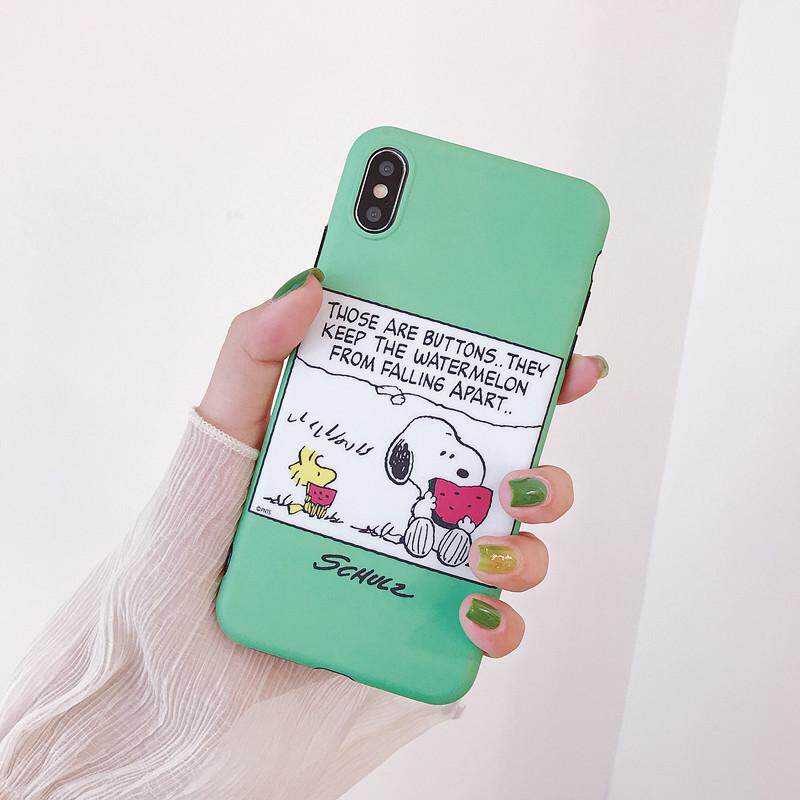 Lucu Kartun Casing Ponsel untuk OPPO R9 R11 R15 Pro R17 P Sp R15X K1 Hijau Fashion Snoopy In Gaya Pria wanita Cover