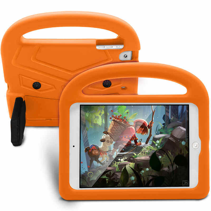 Kids Case for iPad 2 iPad 3 iPad 4 Model A1395 A1396 A1397 A1416 A1430 A1403 A1458 A1459 A1460, Light Weight Shockproof Silicone Handle Stand Kids