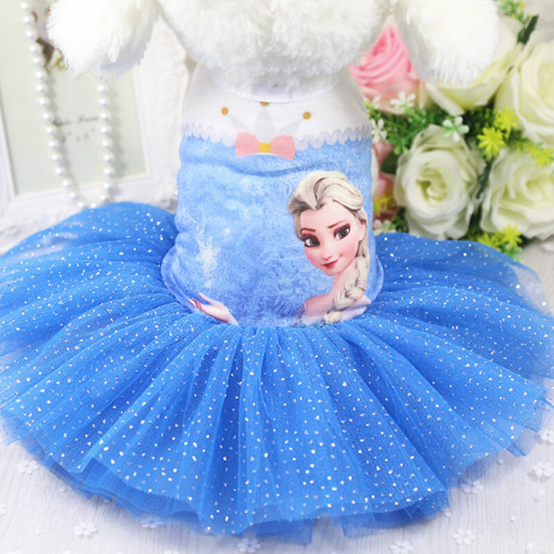 YUNYUAN Đầm Công Chúa Đông Lạnh Cho Thú Cưng Gạc Đầm Cotton Lấp Lánh Cho Chó Cái Chó Nhồi Bông Shihtzu Pomeranian Chow
