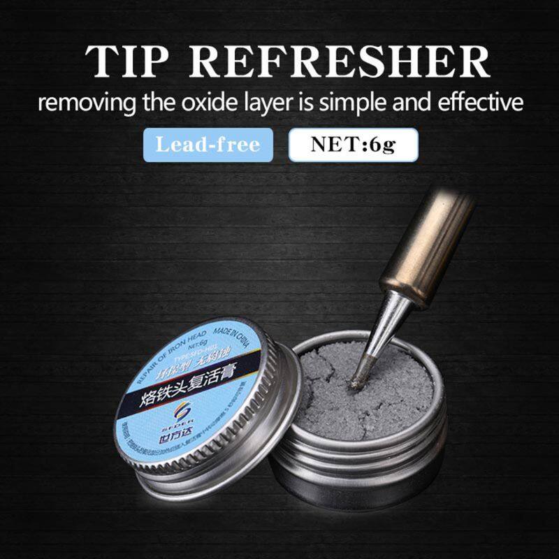 Paste Cleaning Soldering Tip | Oxide Solder Paste Clean | Solder Paste
