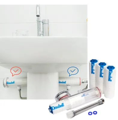 Dewbell f15 Water Filter System - Washbasin line & Economy Type Refill Cartridge 3Pcs/Pack