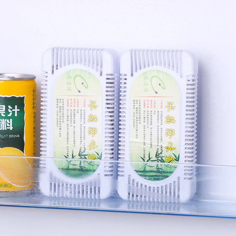 Refrigerator Deodorizer Charcoal Deodorant Natural Bamboo Activated Fridge Deodorizer Box
