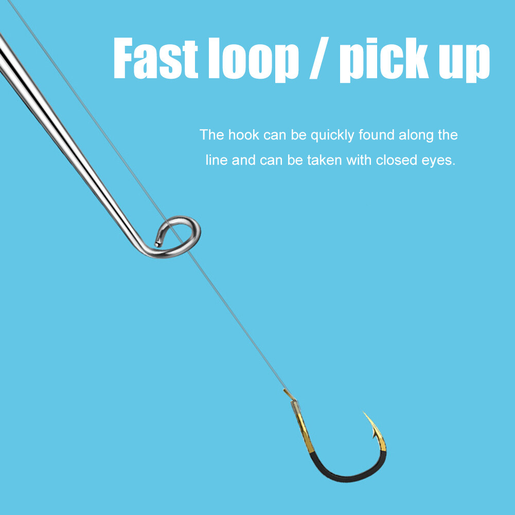 2pcs Stainless Steel Fishing Hook Extractor Fish Hook Quick Removal Tools