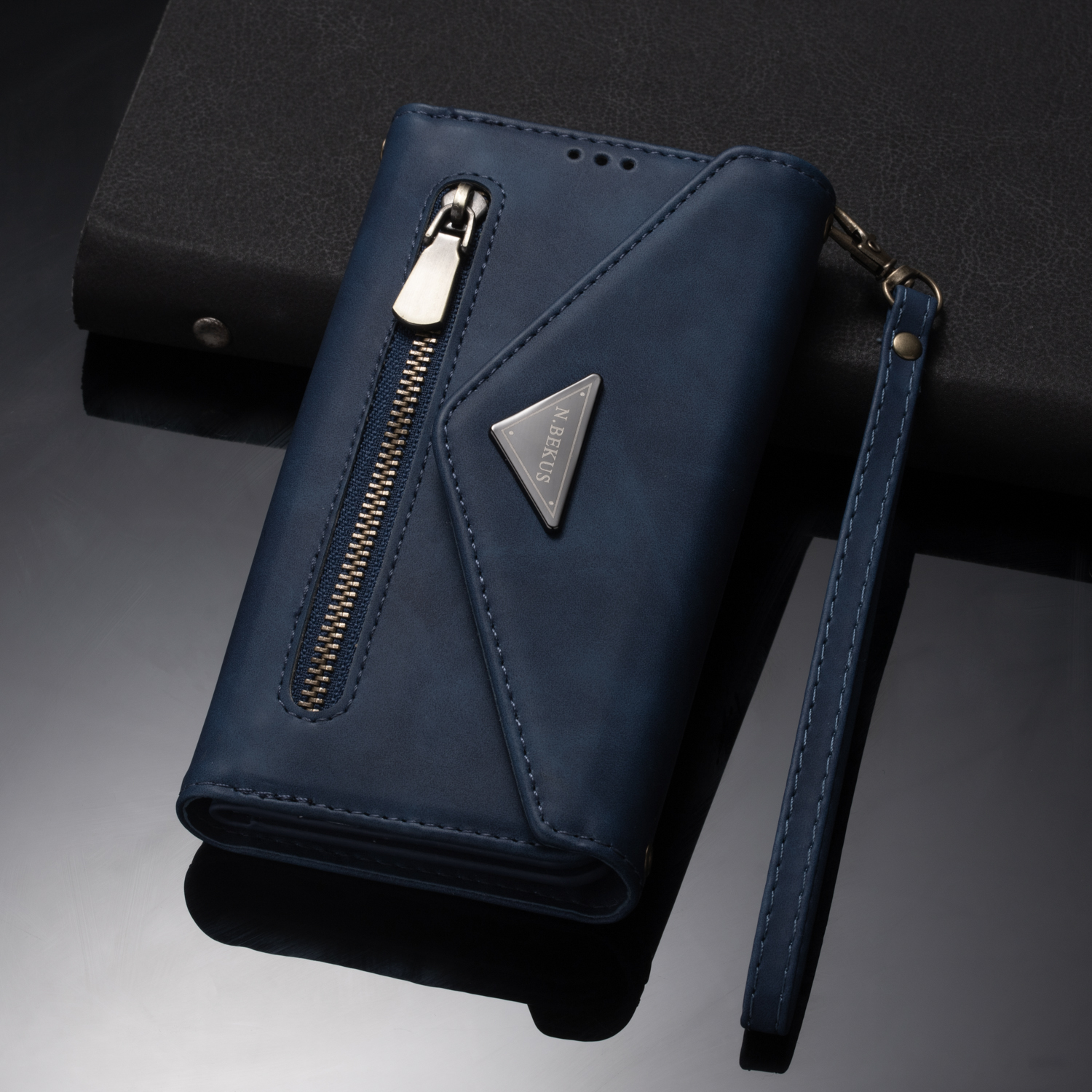 Ốp Cho Samsung Galaxy Note10 Plus S9 Plus S8 S10 Note9 Note8 Note 10 Lite A52S A22 S22 Ultra Note20 Ultra Ốp Lưng Dây Đeo Chéo Ví Có Khóa Kéo Tháo Rời Khe Đựng Thẻ Ba Lô Ốp Điện Thoại Bằng Da