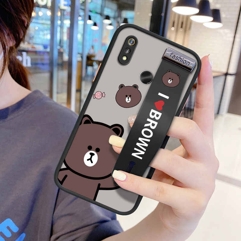 UCUC Phone Casing For Realme 3 Case Shockproof Frosted Back Cartoon Case Phone Casing Soft Edge Full Lens Protection Cover Ultra Thin Phone Case