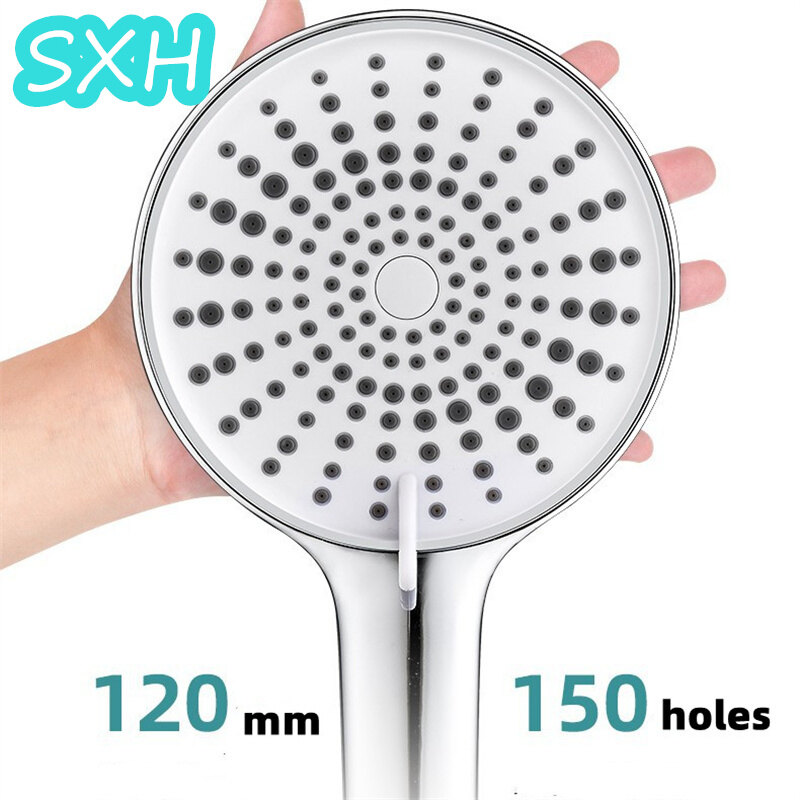 SXH 12Cm Tấm Lớn Đầu Vòi Sen Vòi Sen Tăng Áp Đầu Vòi Sen Vòi Sen Bộ Vòi Tắm Hoa Sen
