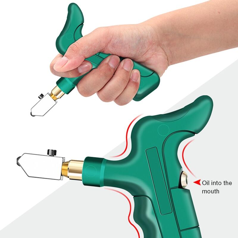 Ashowner High-Strength Glass Cutter Tile Handheld Multi-Function Portable Opener Home Tile Thick Glass Cutter Diamond Cutting Hand Tools