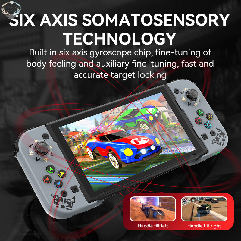 HK Mobile Phone Gamepad Bluetooth-compatible 5.0 Wireless Game Controller Retractable Joystick Compatible For Ios/android