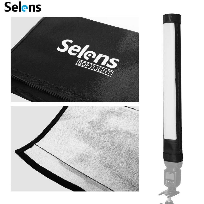 Đèn LED di động Selens dạng Speedlite hỗ trợ ánh sáng khi chụp ảnh có chiều dài 62cm, giá tốt - INTL