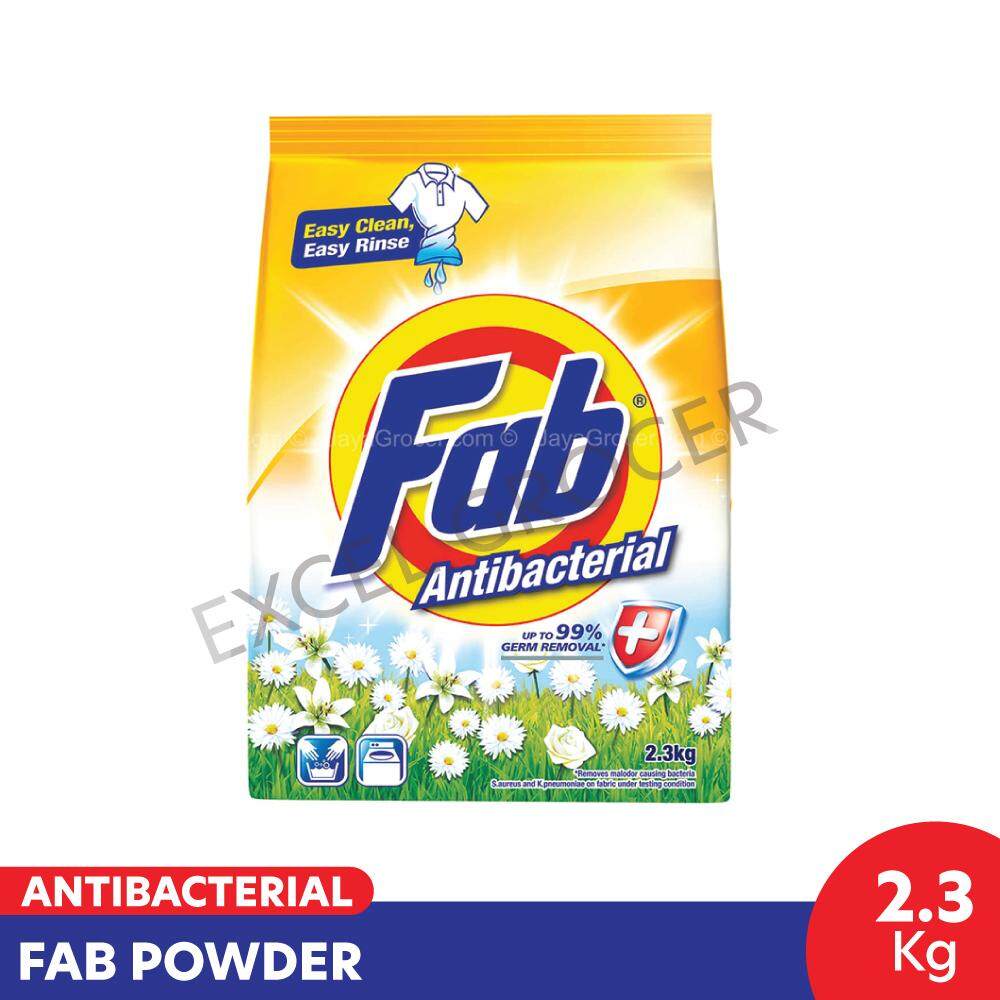 Fab Detergent Powder Antibacterial 2.3kg Lazada