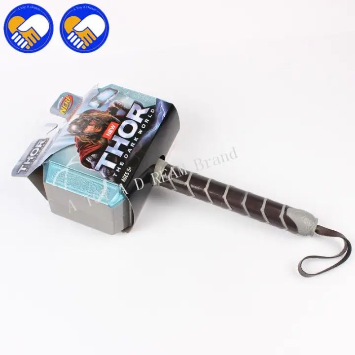 thor action figure with hammer