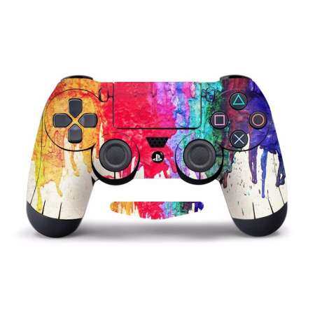 OQTO Gamepad สติกเกอร์สีเคสสติกเกอร์สำหรับ PS4 Controller SKINS COVER